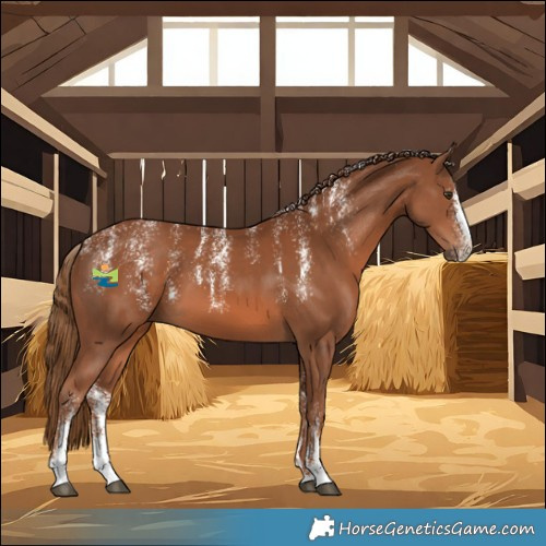 Horse Color:Powder White Chestnut 