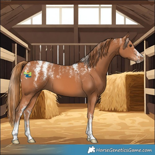 Horse Color:Powder White Chestnut 