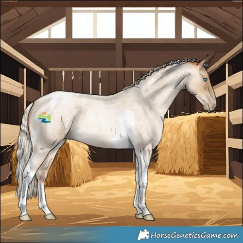 Horse Color:Gray Silver Amber Cream Champagne Roan Pearl Tobiano