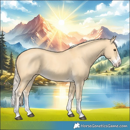 Horse Color:Palomino Dun Splash 