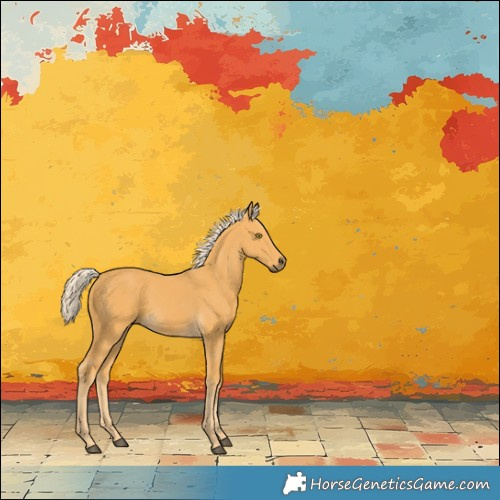 Horse Color:Pseudo Palomino