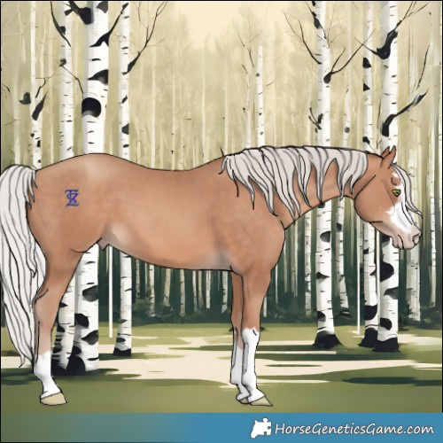 Horse Color:Silver Sable Champagne 
