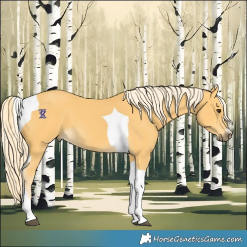 Horse Color:Palomino Tobiano