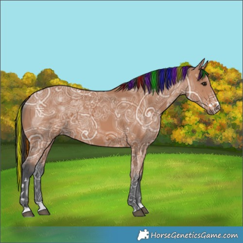 Horse Color:Painted Bay Ice 