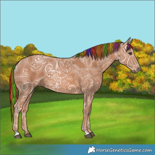 Horse Color:Painted Chestnut Ice 