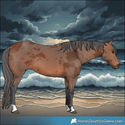 Horse Color:Bay Merle 