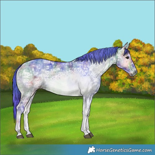 Horse Color:Nacre Watercolor Bay Ice Onyx 