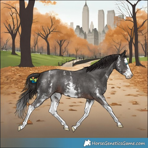 Horse Color:Liver Chestnut Sabino Splash