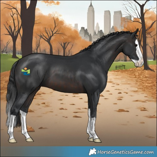 Horse Color:Brown Splash 