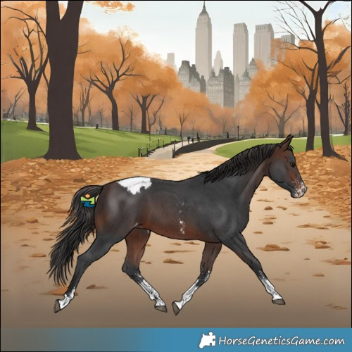 Horse Color:Brown Sabino Varnish
