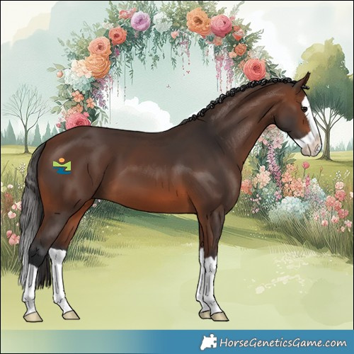 Horse Color:Brown Splash 