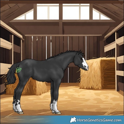 Horse Color:Black 