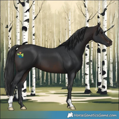Horse Color:Brown Mushroom