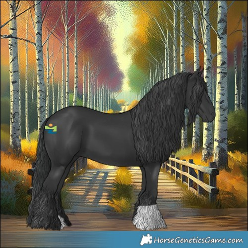 Horse Color:Black 