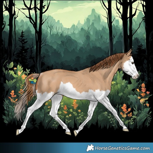 Horse Color:Red Dun Splash Rabicano 