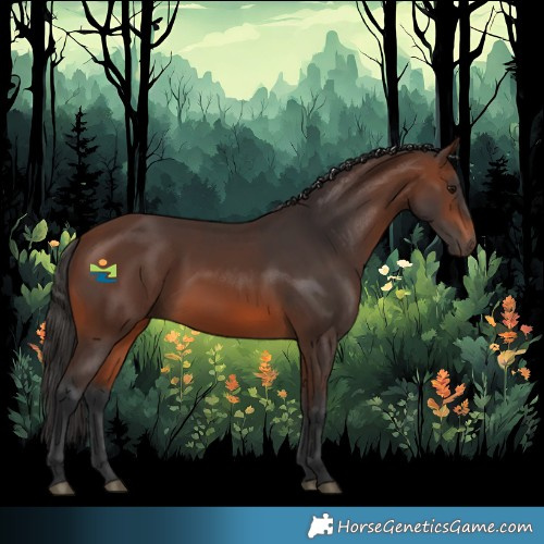 Horse Color:Brown 