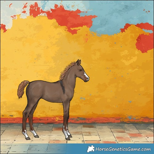 Horse Color:Liver Red Dun