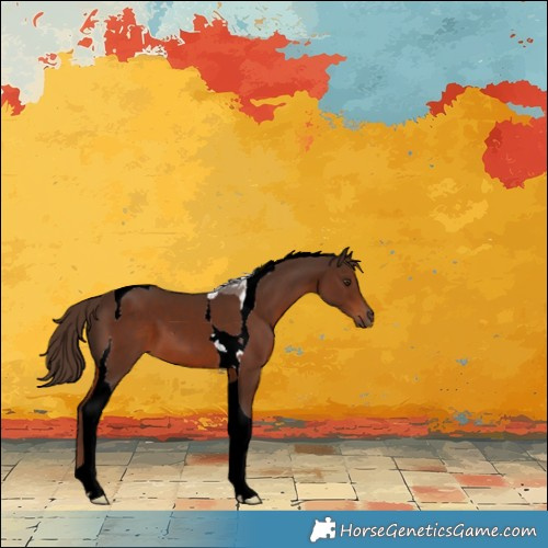 Horse Color:Liver Chestnut Tobiano