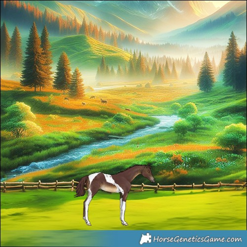 Horse Color:Chocolate Buckskin Mushroom Tobiano 