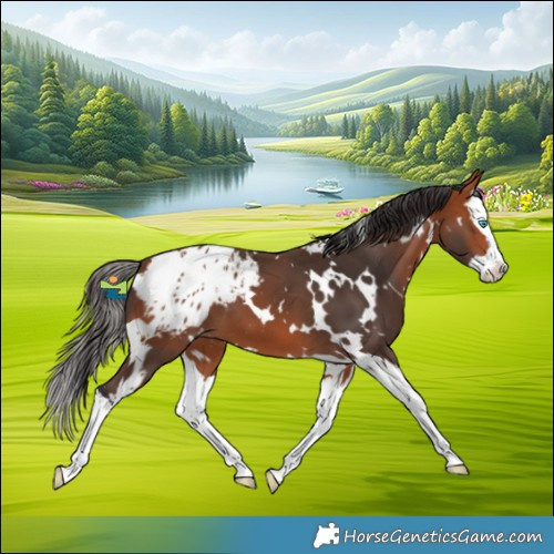 Horse Color:White Spotted Bay Splash Blanket