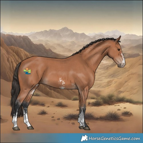 Horse Color:Bay Sabino 