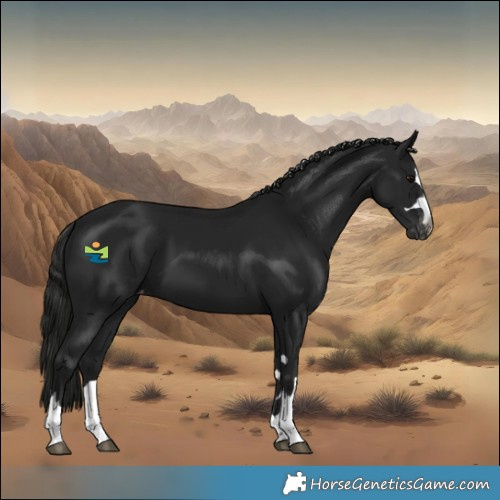 Horse Color:Gray Black Varnish 
