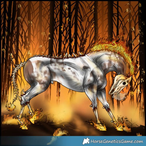 Horse Color:Bay Ice Tobiano 