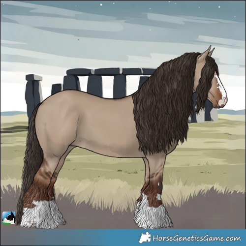 Horse Color:Liver Red Dun 