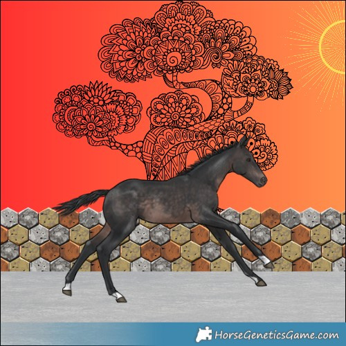 Horse Color:Platinum Brown