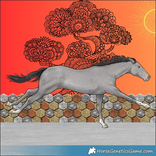 Horse Color:Platinum Classic Cream Champagne