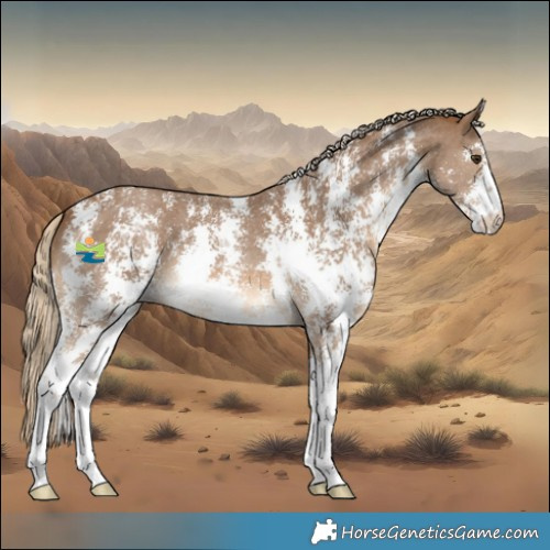 Horse Color:Chocolate Palomino Sabino