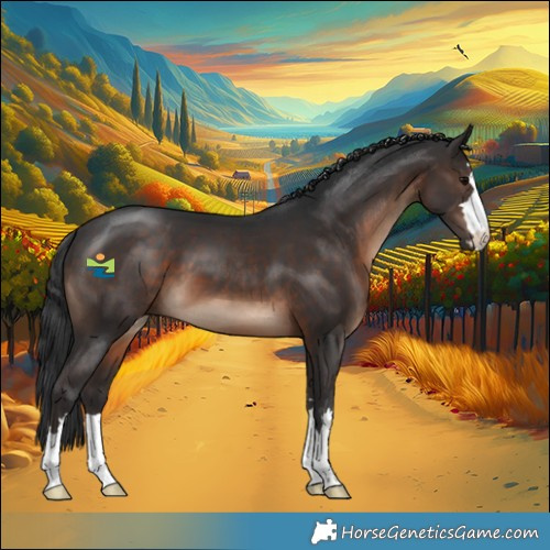 Horse Color:Brown 