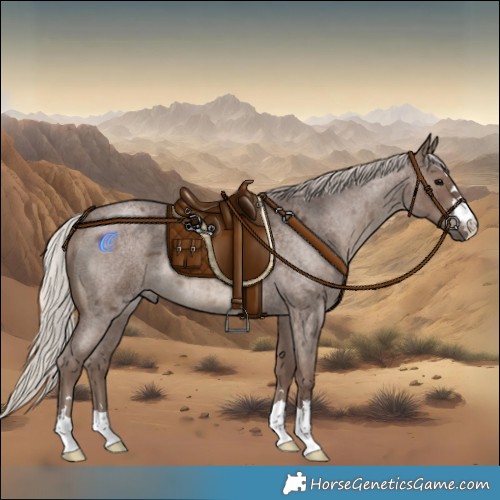 Horse Color:Silver Blue Roan
