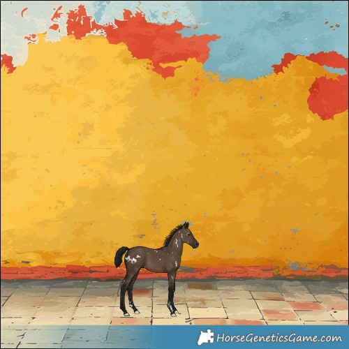 Horse Color:Gray White Spotted Brown Dun 