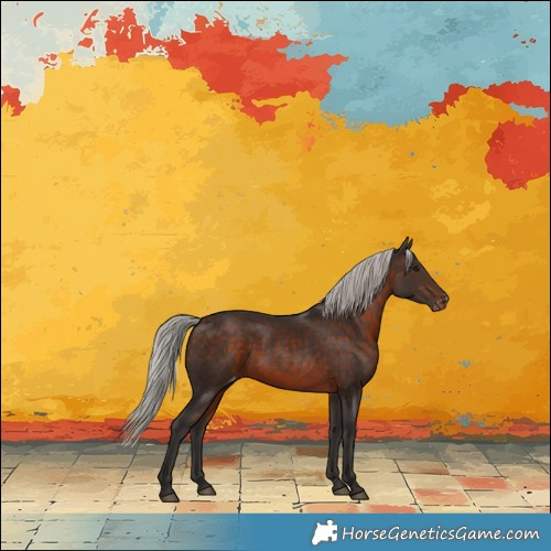 Horse Color:Silver Brown Varnish 