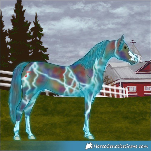 Horse Color:Nacre Thunderstruck Brown