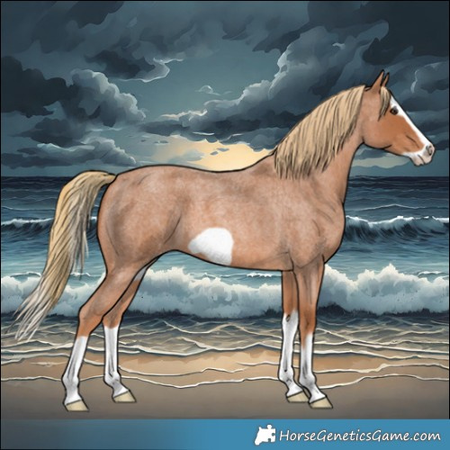 Horse Color:Red Roan Splash Frame 