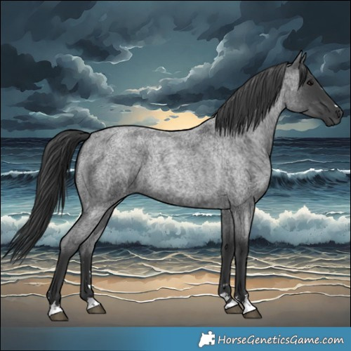 Horse Color:Blue Roan