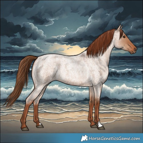 Horse Color:Red Dun Roan