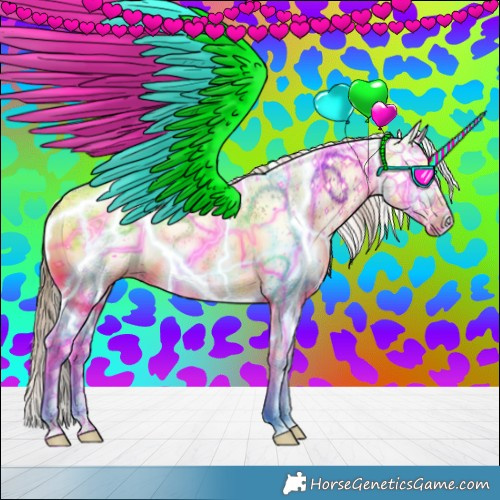Horse Color:White Spotted Liver Red Dun Ice