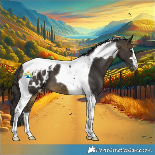 Horse Color:Buckskin Tobiano Blanket 