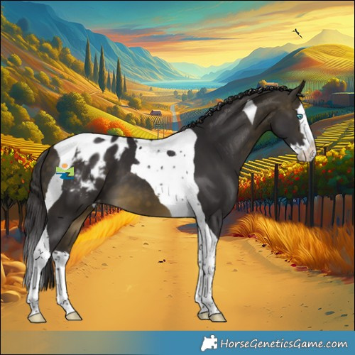 Horse Color:Buckskin Splash Tobiano Blanket