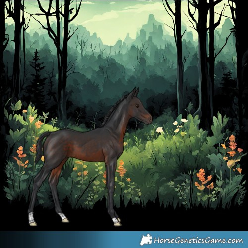 Horse Color:Brown 