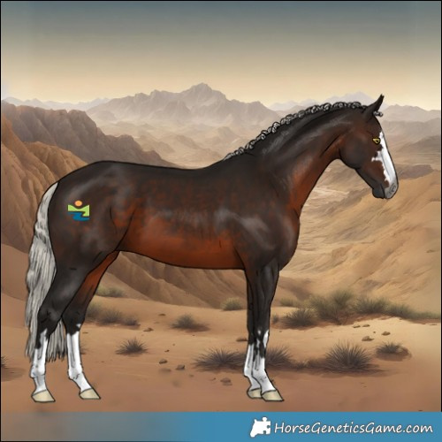 Horse Color:Gray Silver Brown 