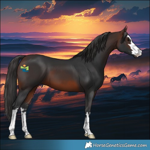 Horse Color:Brown 
