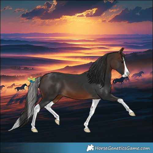 Horse Color:Brown Splash 