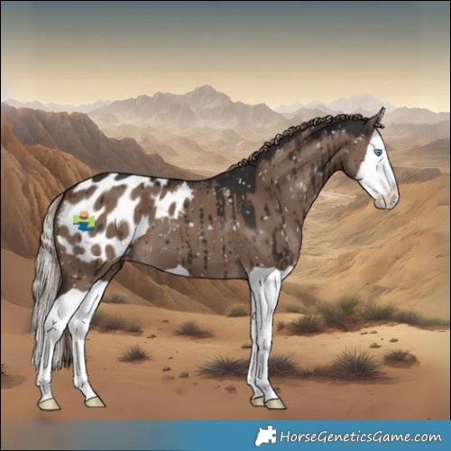 Horse Color:Liver Red Dun Splash Blanket Brindle 