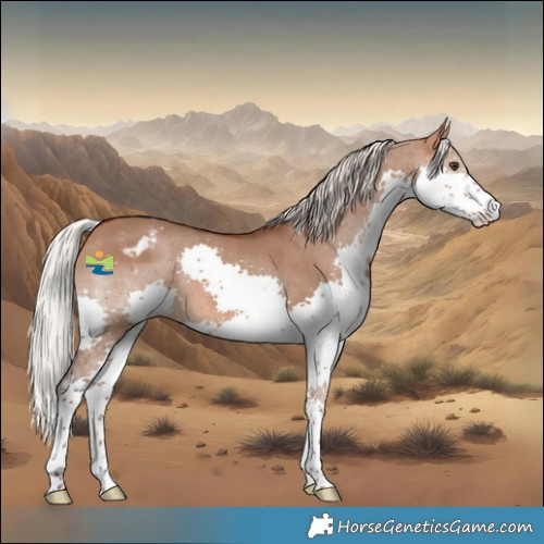 Horse Color:Silver Bay Dun Splash Varnish 