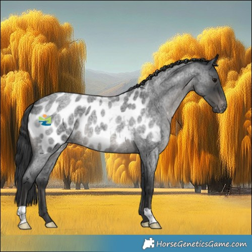 Horse Color:Blue Roan Blanket