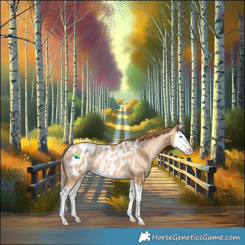 Horse Color:Buckskin Pearl Splash Blanket